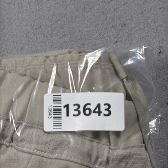 Lululemon Relaxed Mid Rise Cargo Pant Women 10 Raw Linen Drawcord Utility Casual - Picture 10 of 10